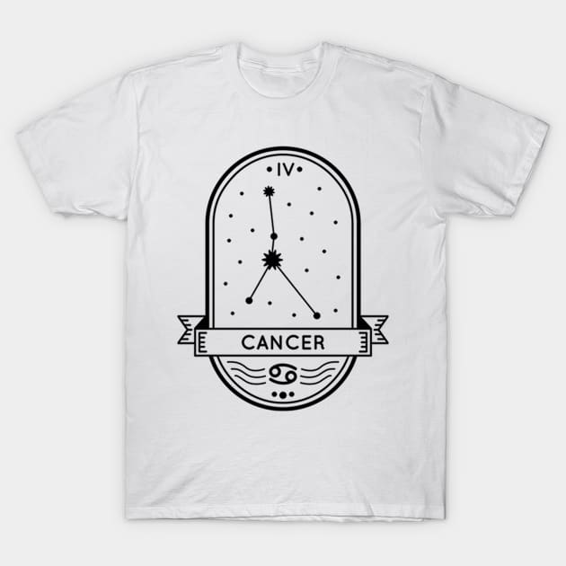 Zodiac Sign: Cancer T-Shirt by MadeByJen